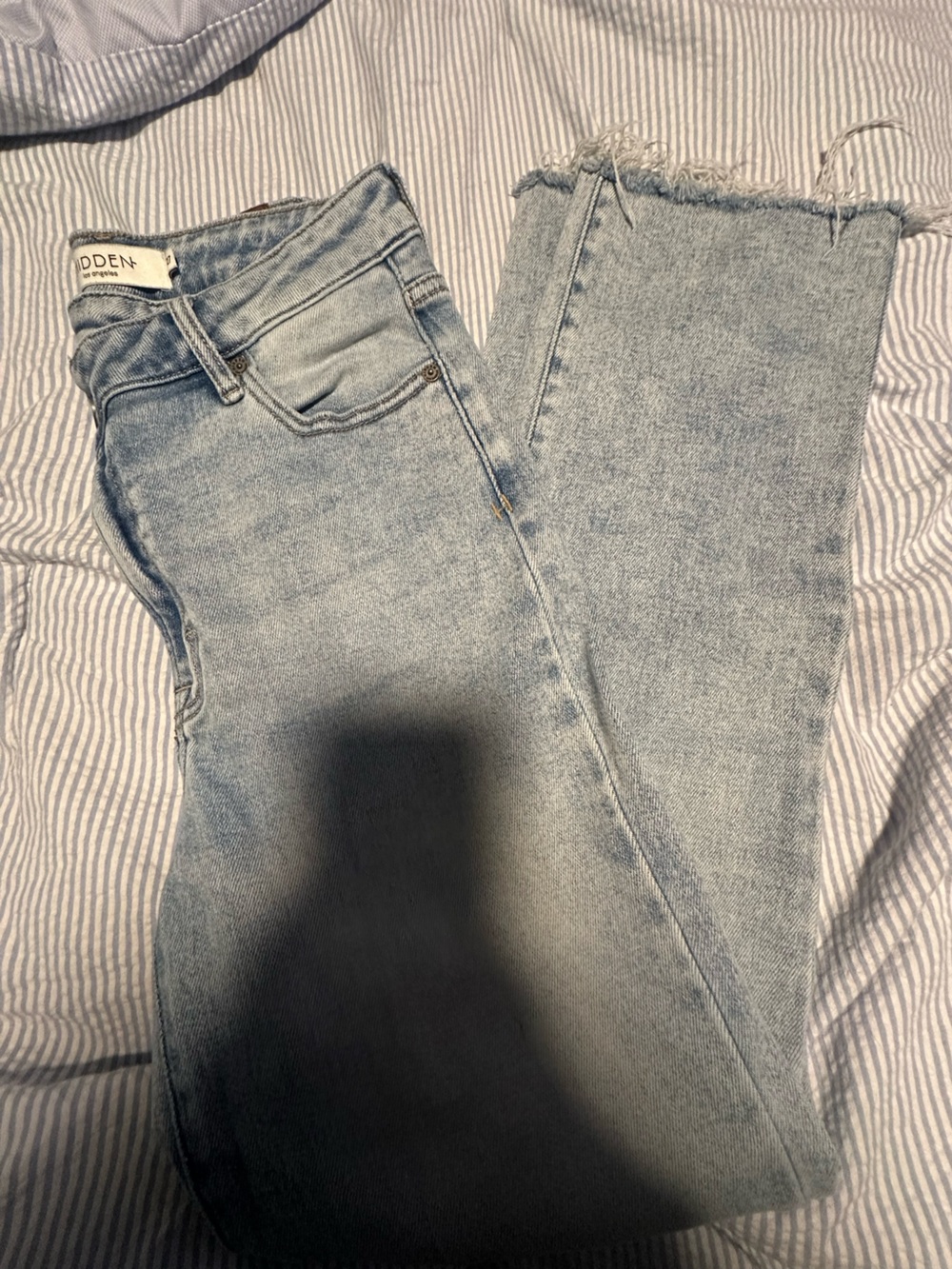 High-Rise Light Blue Women's Jeans by Odden